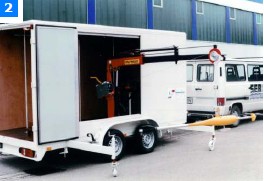 Mobile Bridge Jib for single drum winch SEWII